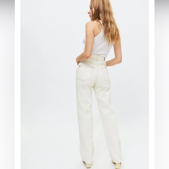 Urban Outfitters BDG Loose Straight Jean – Destroyed Ivory Denim - Picture 6 of 11